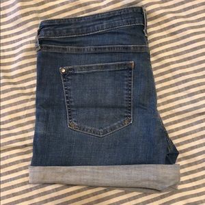 Pilcro and the Letterpress Denim shorts